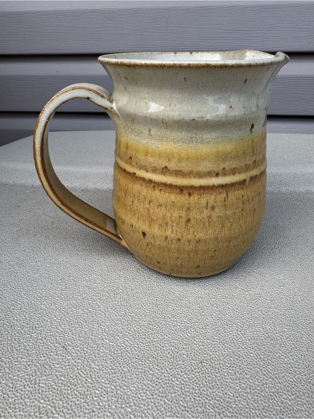 Handcrafted Stoneware Pottery Pitcher